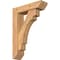 Ekena Millwork Merced Slat Smooth Bracket w/ Offset Brace, Western Red Cedar, 5 1/2"W x 20"D x 28"H BKT0604X20X28MRC06SWR - alternate 1